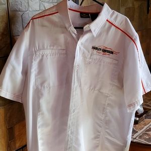 Harley Davidson button up shirt